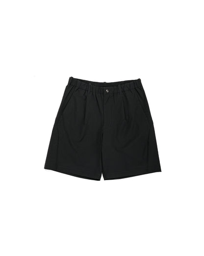 lost & found Goldwin Goldwin One Tuck Light Stretch Shorts Black
