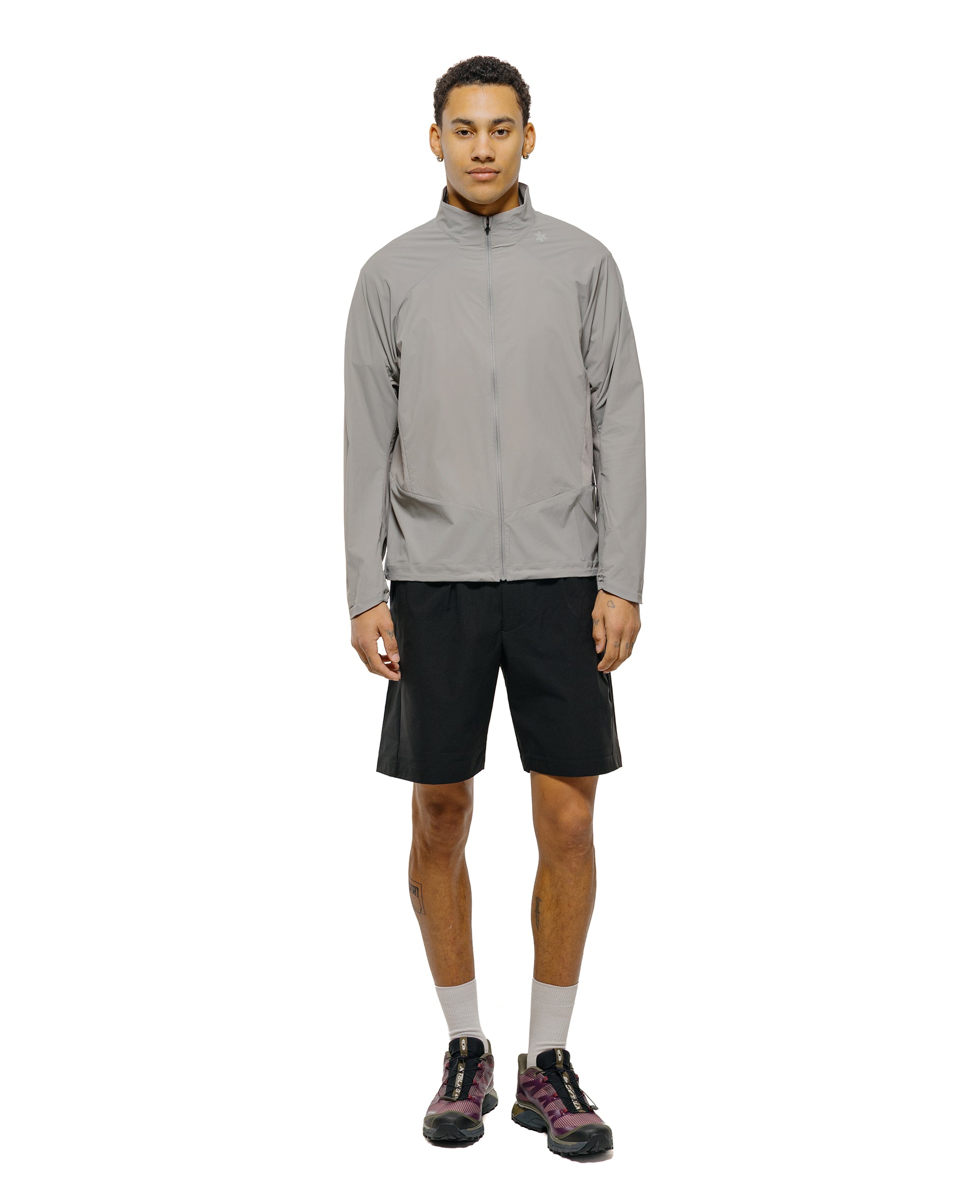 lost & found Goldwin Goldwin One Tuck Light Stretch Shorts Black