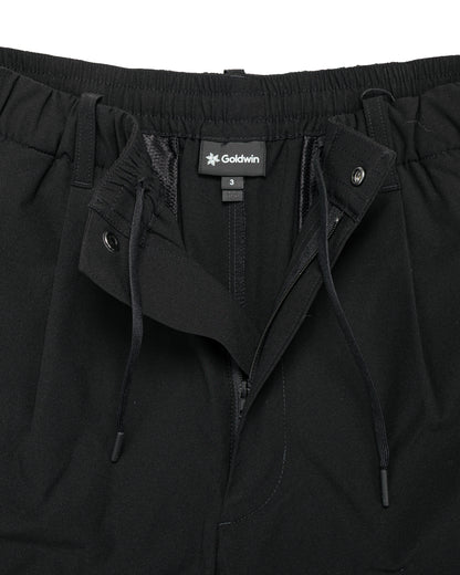 lost & found Goldwin Goldwin One Tuck Light Stretch Shorts Black