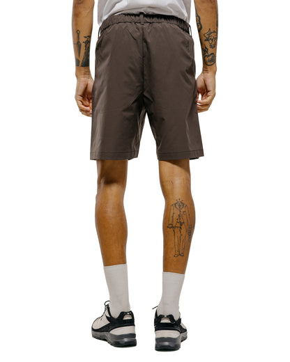lost & found Goldwin Goldwin One Tuck Light Stretch Shorts Jet Brown