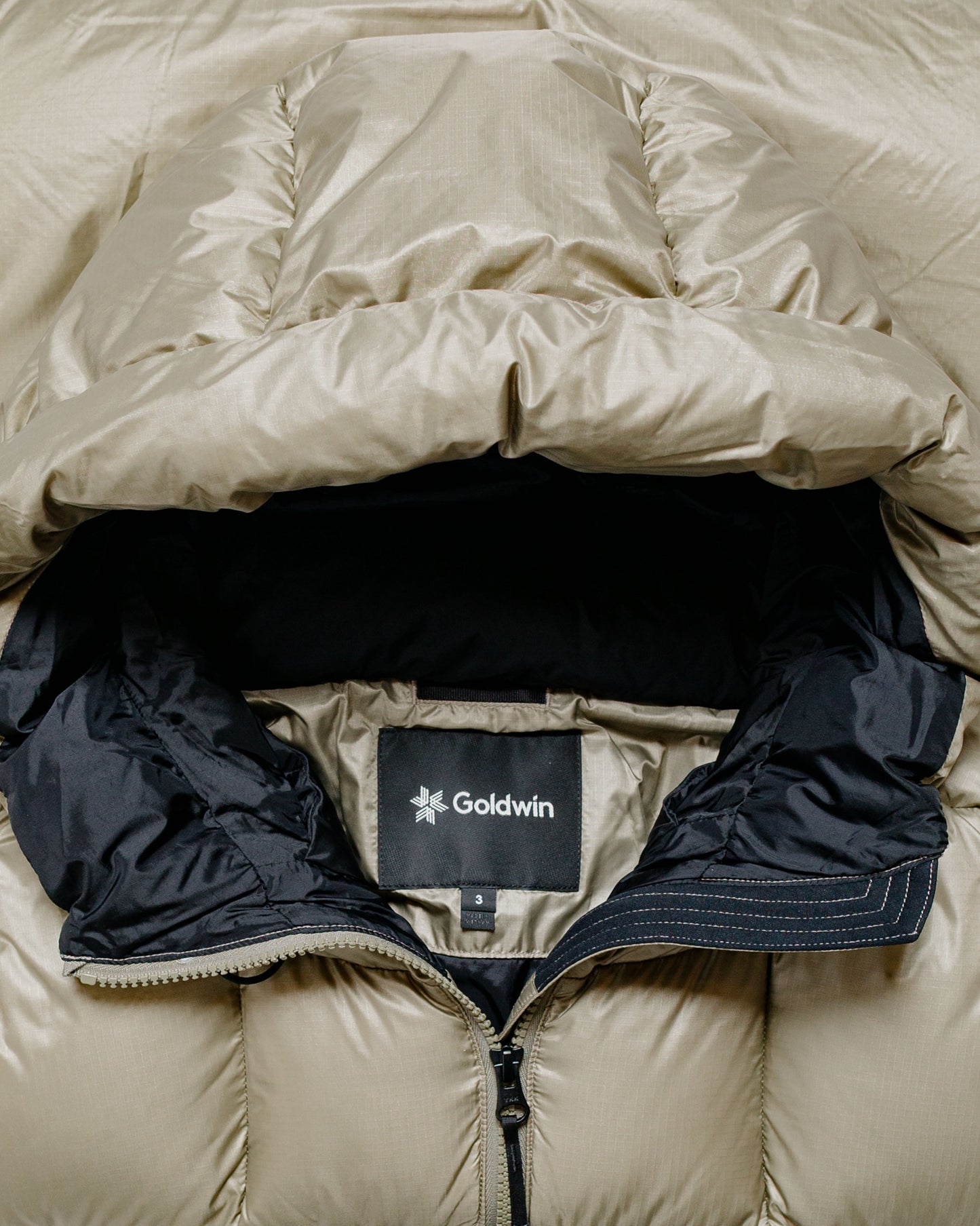 lost & found Goldwin Goldwin PERTEX QUANTUM Down Parka Oak Beige