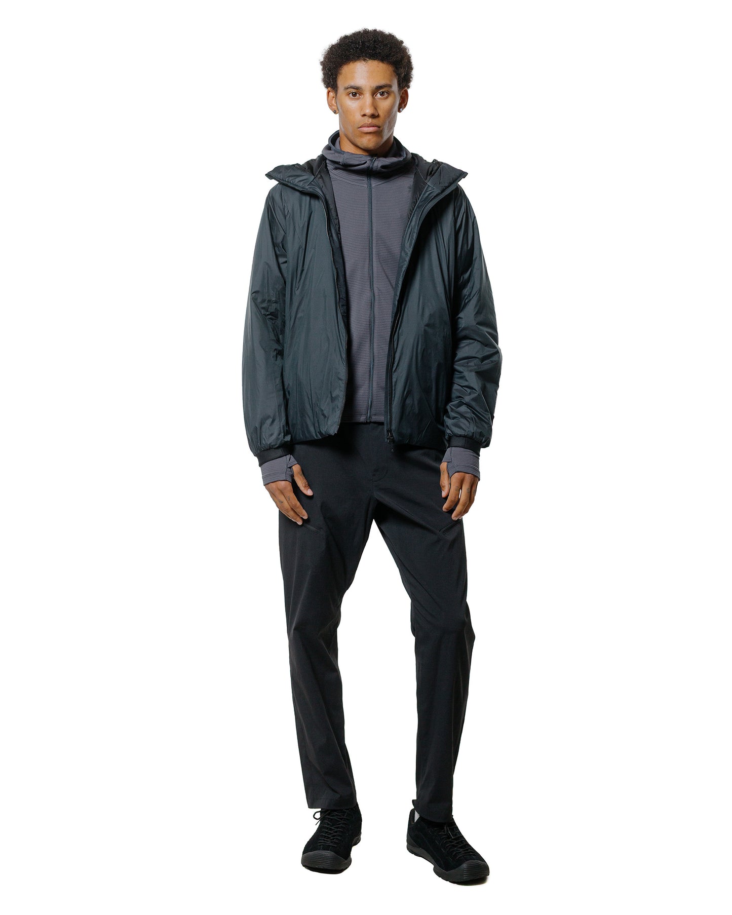 lost & found Goldwin Goldwin PERTEX QUANTUM Padded Warm Jacket Wolf Gray