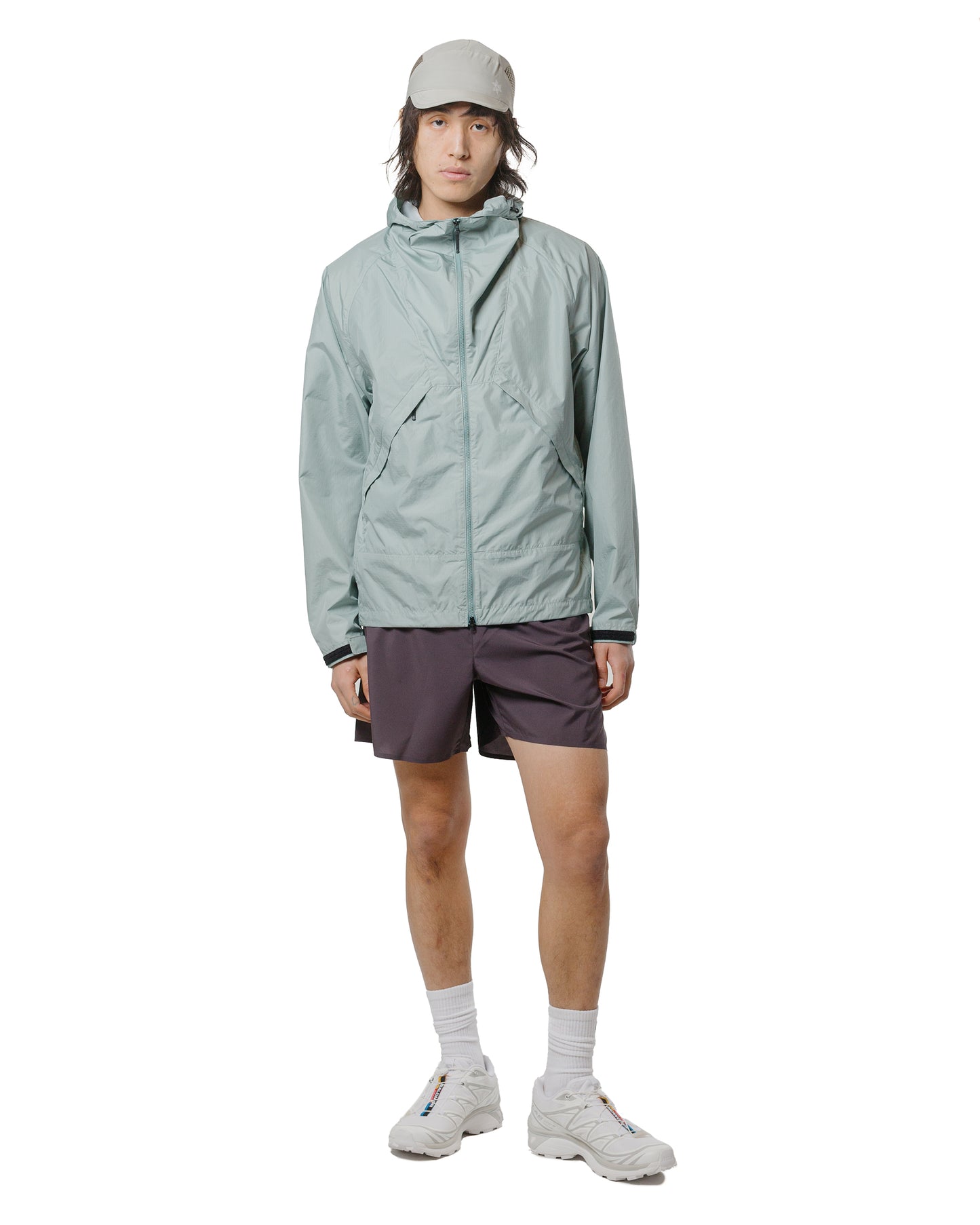 lost & found Goldwin Goldwin Rip-stop Hooded Jacket Mist Green