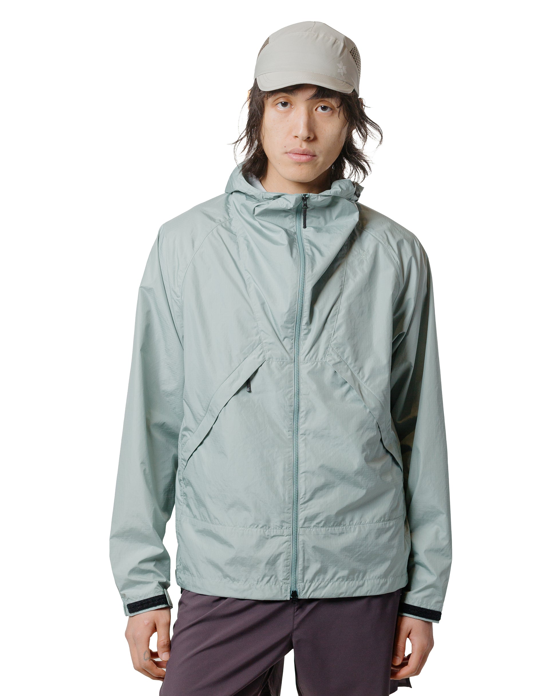 lost & found Goldwin Goldwin Rip-stop Hooded Jacket Mist Green