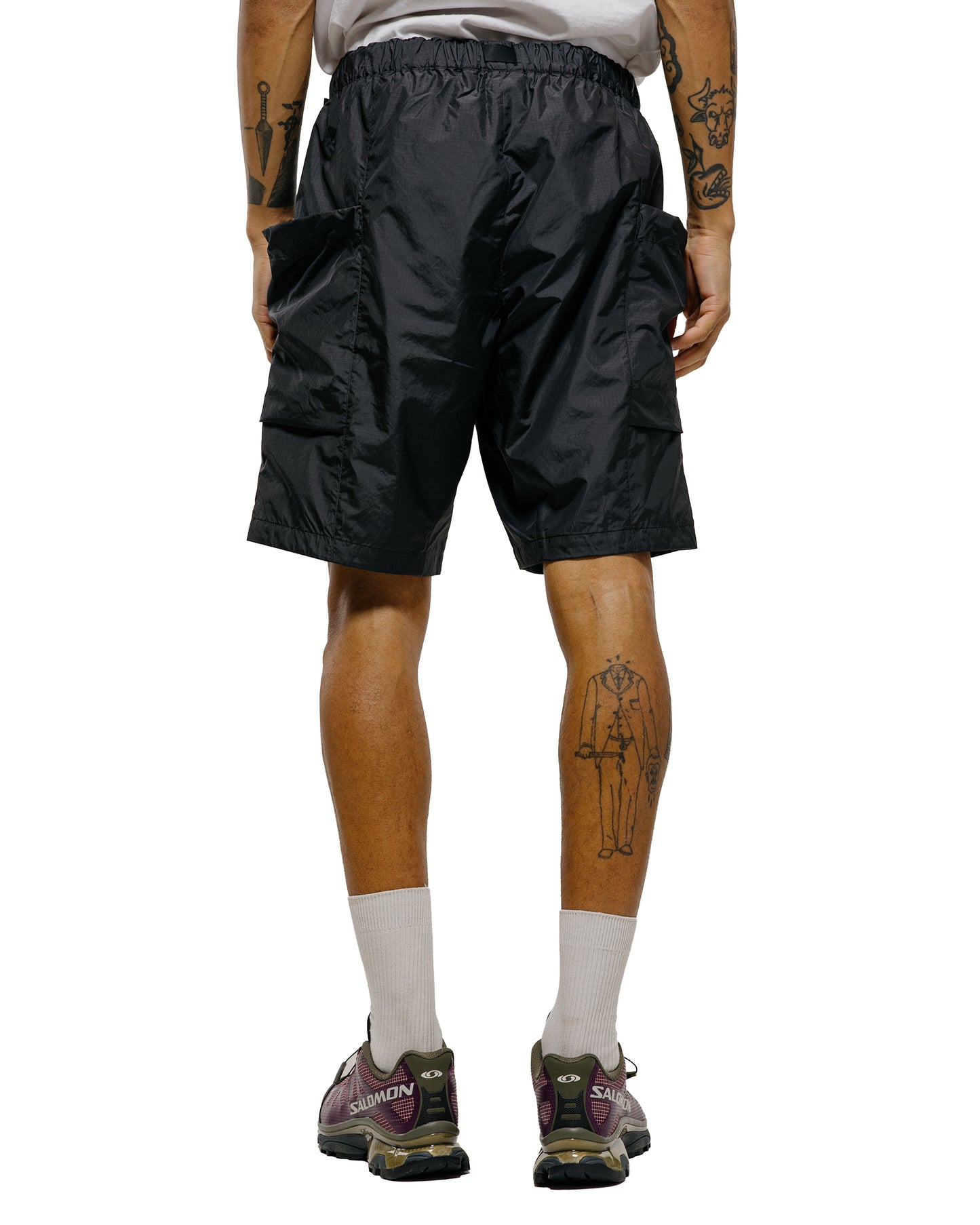 lost & found Goldwin Goldwin Rip-stop Shorts Black