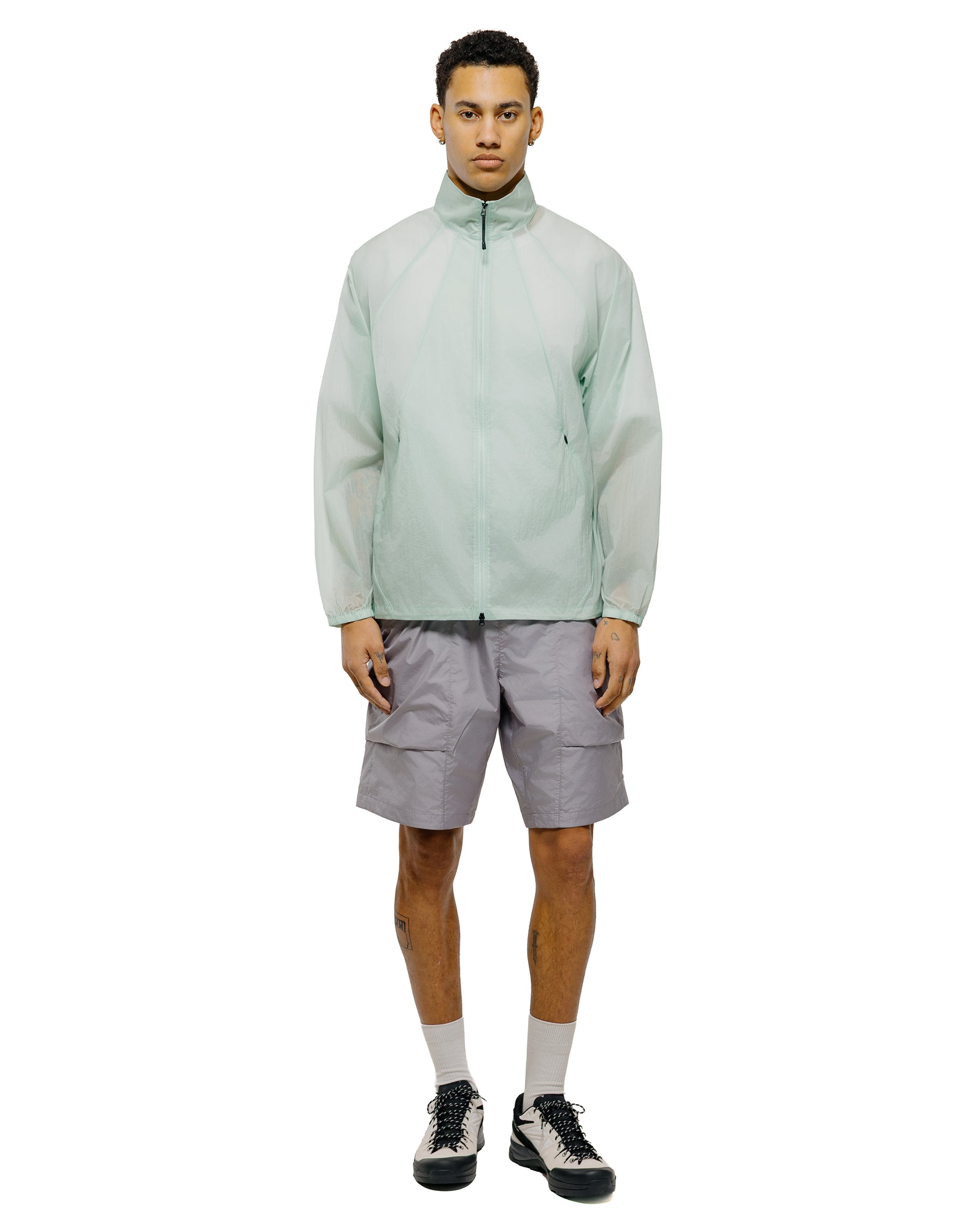 lost & found Goldwin Goldwin Rip-stop Shorts Sleet Gray