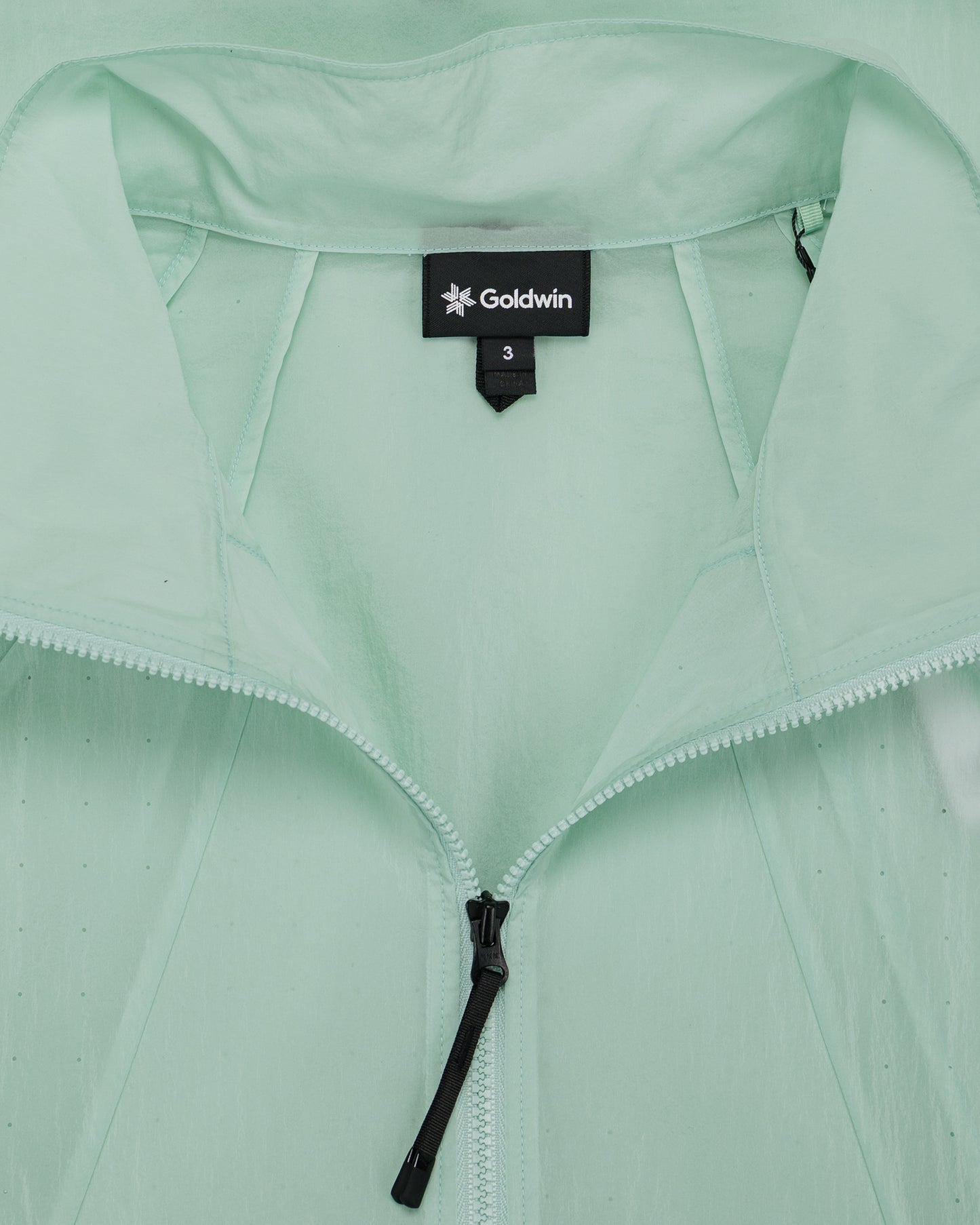 lost & found Goldwin Goldwin Sheer Nylon Wind Jacket Opal Green
