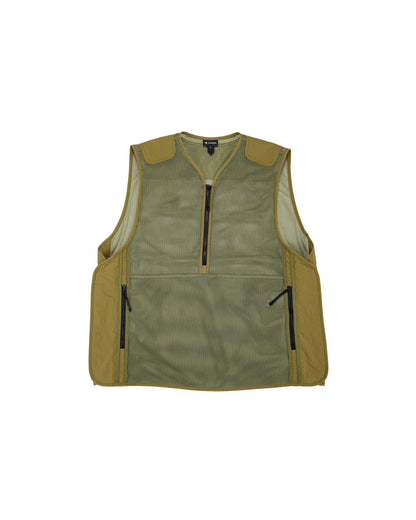 lost & found Goldwin Goldwin Tonalith Mesh Half Zip Vest Usuyanagi
