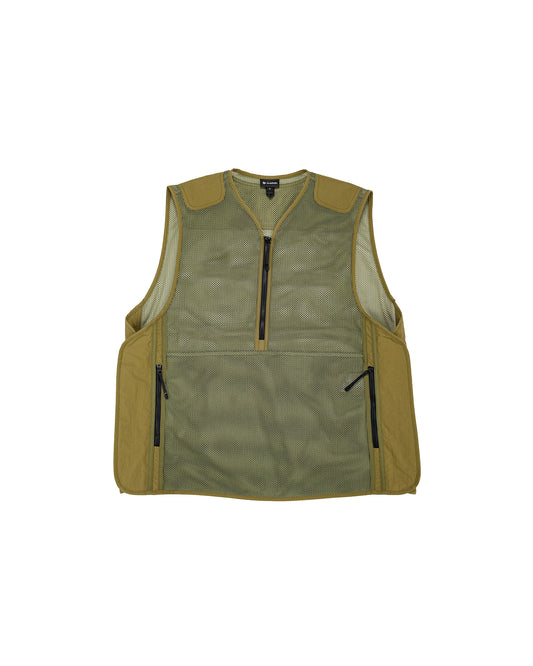 lost & found Goldwin Goldwin Tonalith Mesh Half Zip Vest Usuyanagi