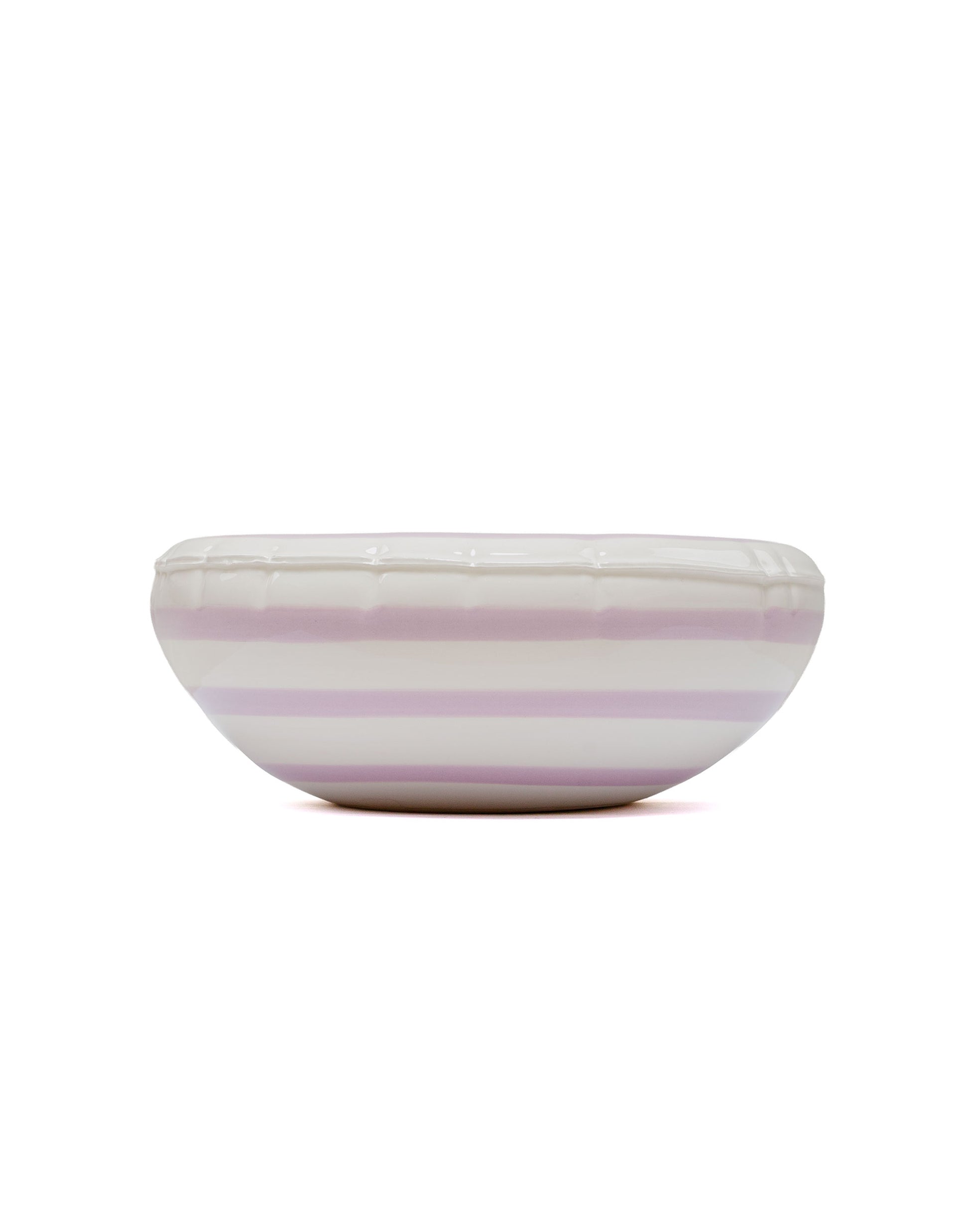 lost & found Home Studyo Home Studyo Bowl 'Lisa' Stripes Lavender Gloss