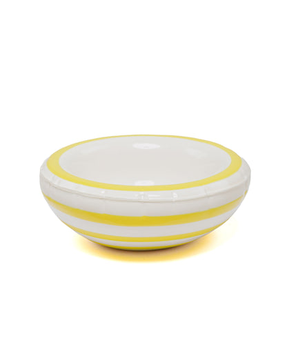 lost & found Home Studyo Home Studyo Bowl 'Lisa' Stripes Lemon Gloss