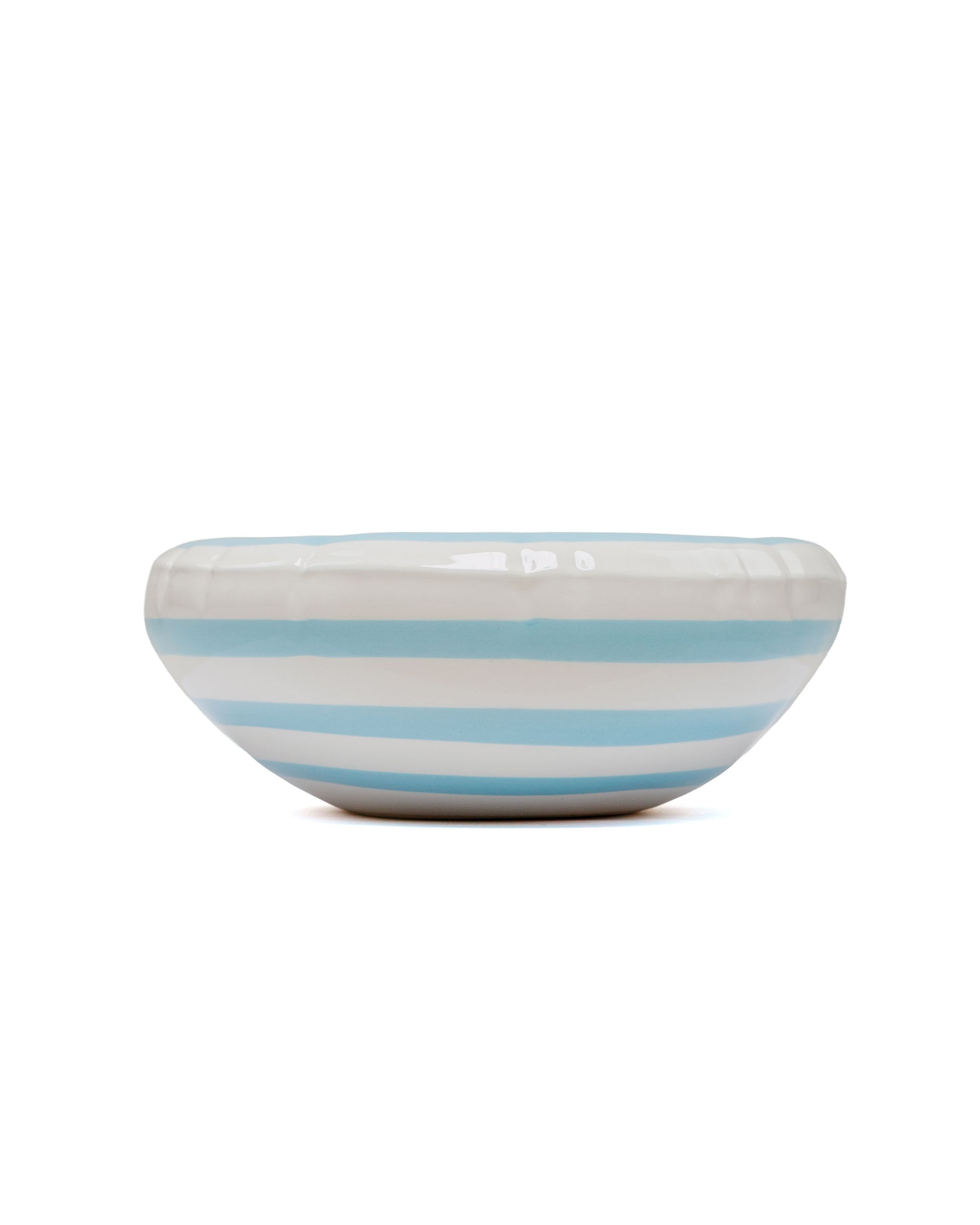 lost & found Home Studyo Home Studyo Bowl 'Lisa' Stripes Ocean Gloss