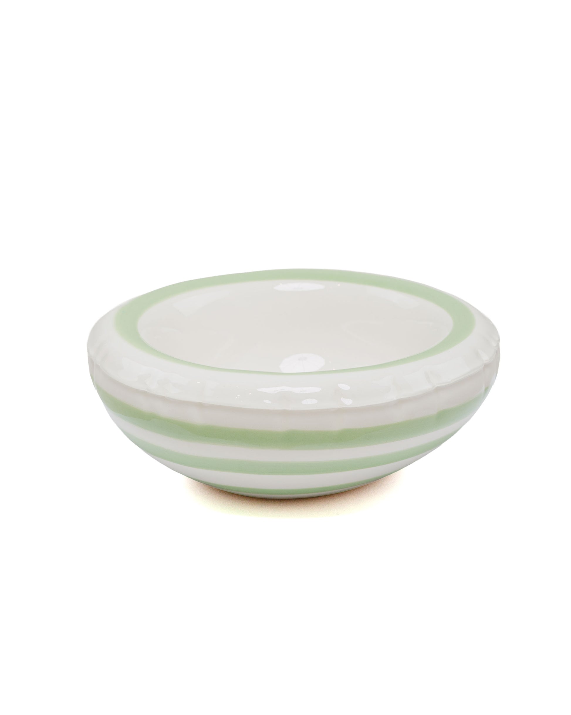 lost & found Home Studyo Home Studyo Bowl 'Lisa' Stripes Pistache Gloss
