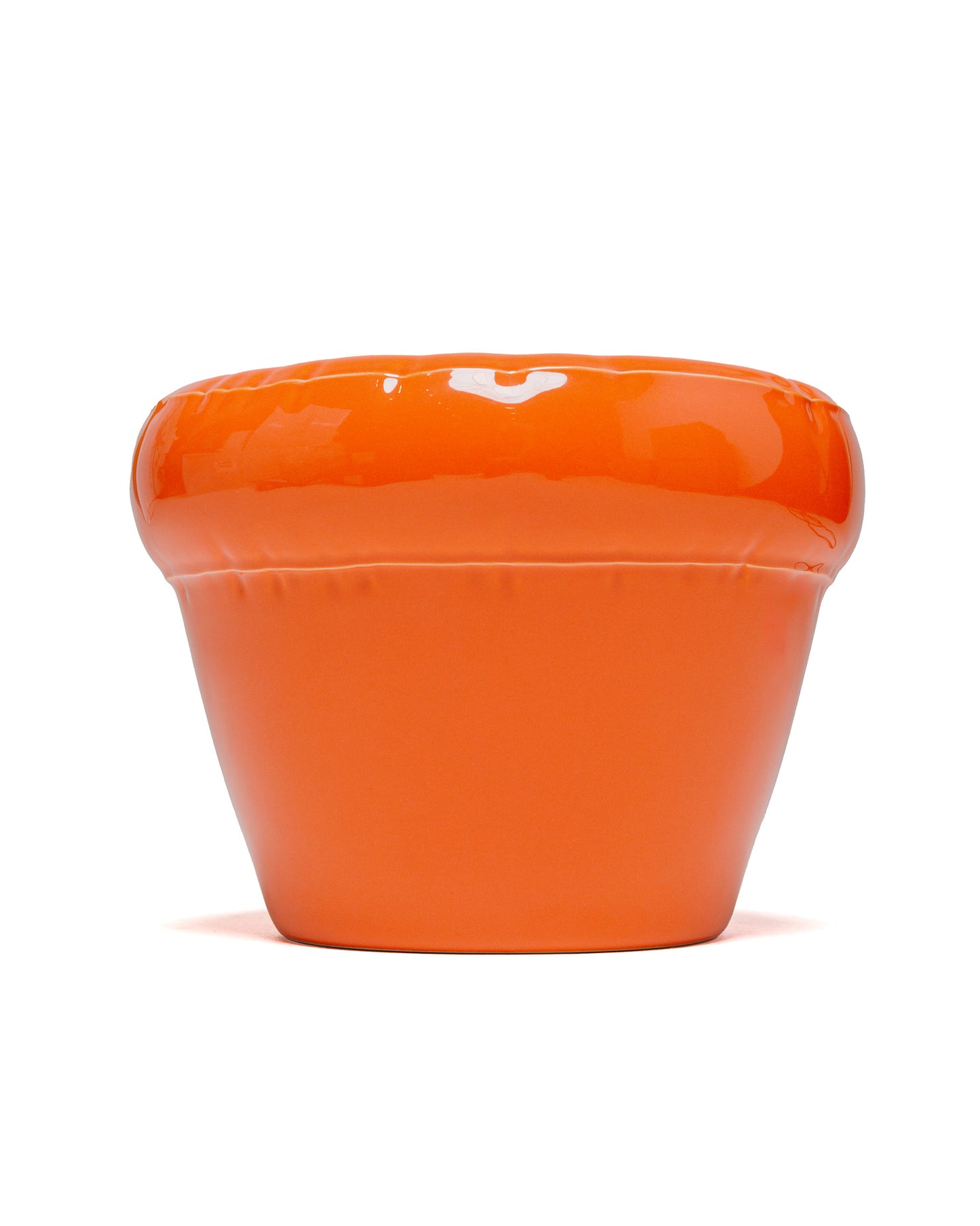 lost & found Home Studyo Home Studyo Planter 'Pierre' Carrot Gloss