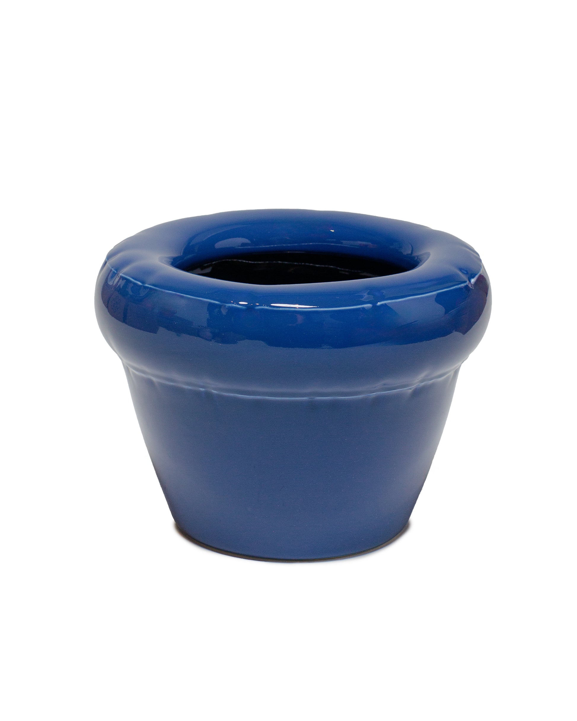 lost & found Home Studyo Home Studyo Planter 'Pierre' Indigo Gloss