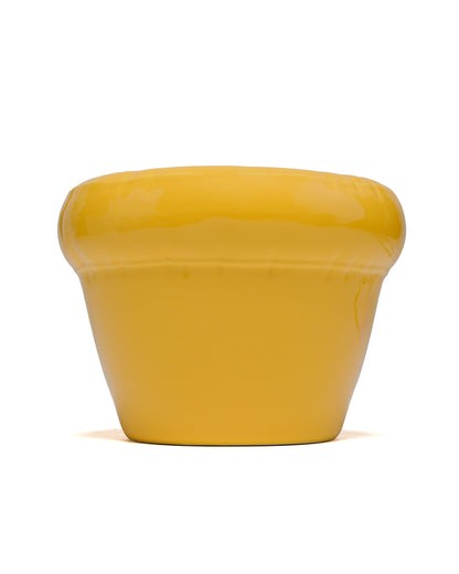 lost & found Home Studyo Home Studyo Planter 'Pierre' Yolk Gloss