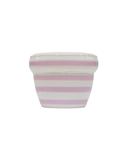 lost & found Home Studyo Home Studyo Small Planter 'Louis' Stripes Lavender Gloss