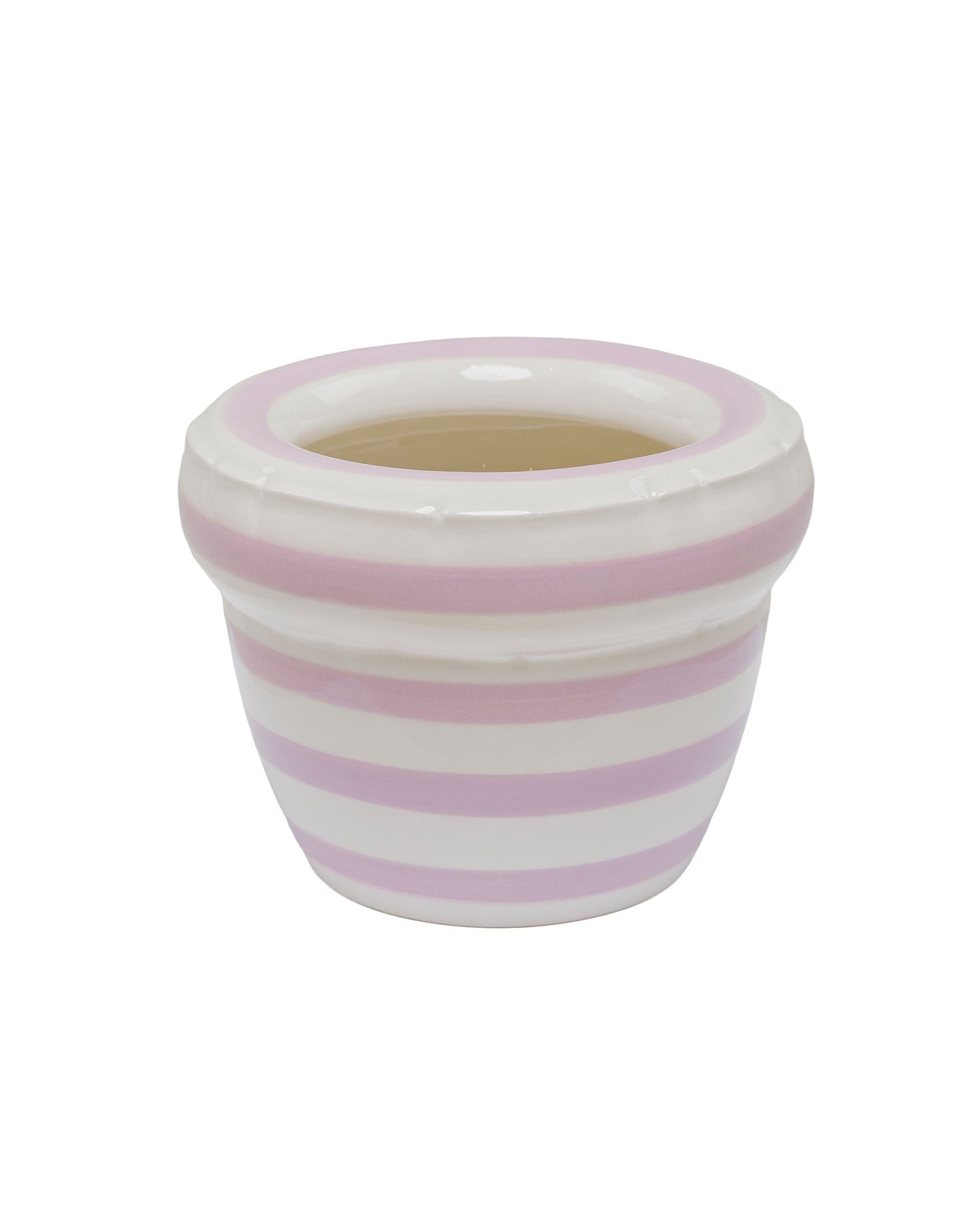 lost & found Home Studyo Home Studyo Small Planter 'Louis' Stripes Lavender Gloss