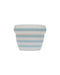 Home Studyo Small Planter 'Louis' Stripes Ocean Gloss
