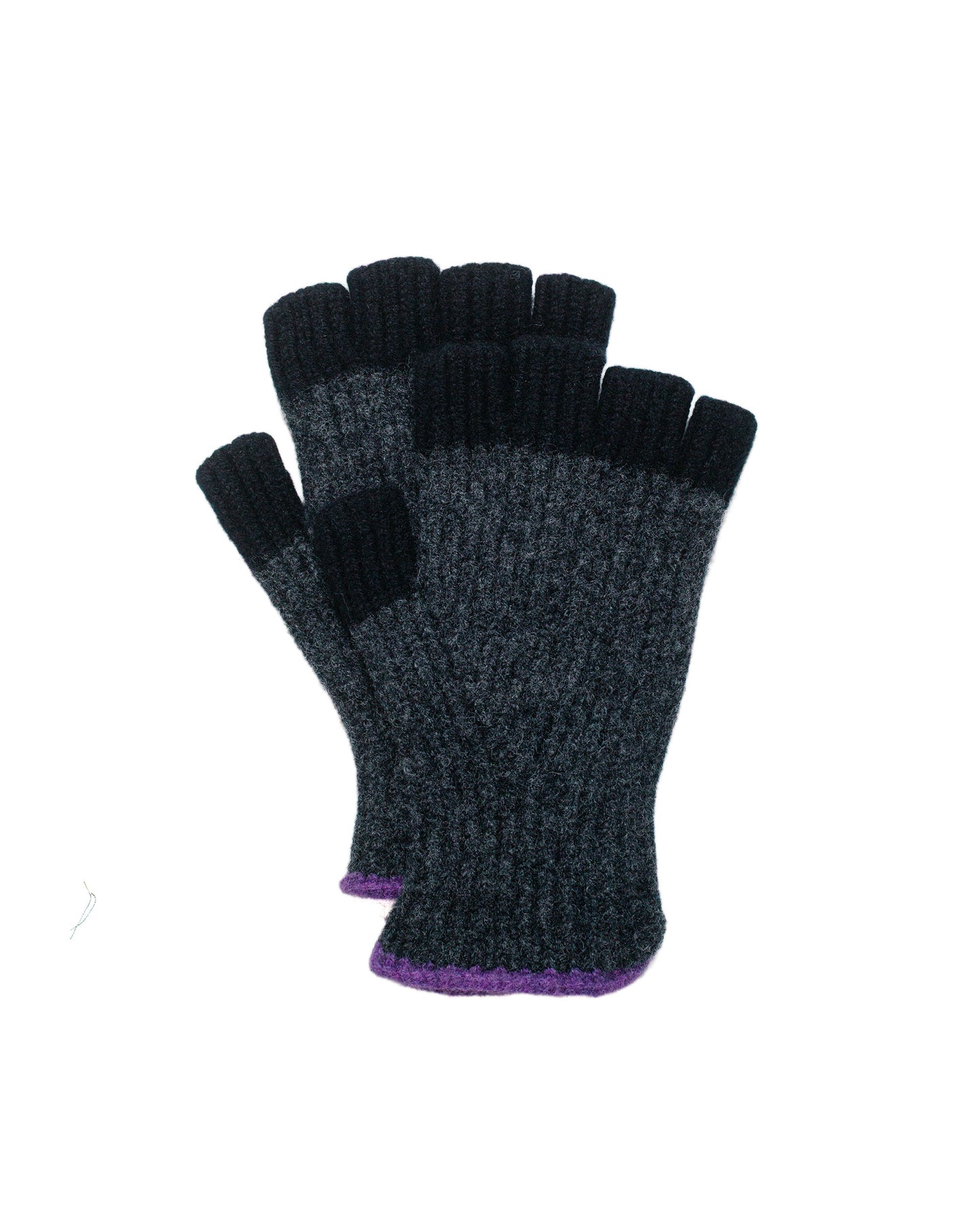 lost & found Howlin' Howlin' No Fingers In There Ribbed Gloves Black