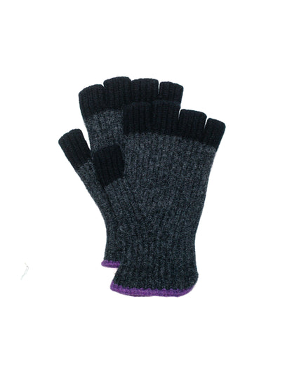 lost & found Howlin' Howlin' No Fingers In There Ribbed Gloves Black