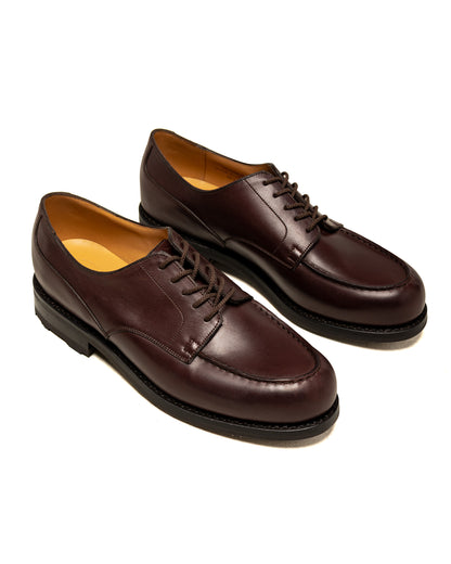 J.M. Weston Golf Derby Dark Brown Boxcalf Leather