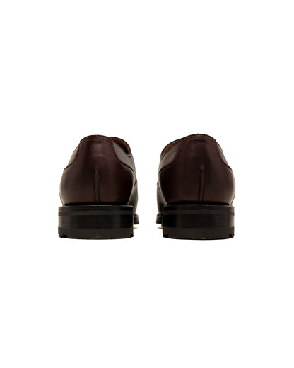 J.M. Weston Golf Derby Dark Brown Boxcalf Leather