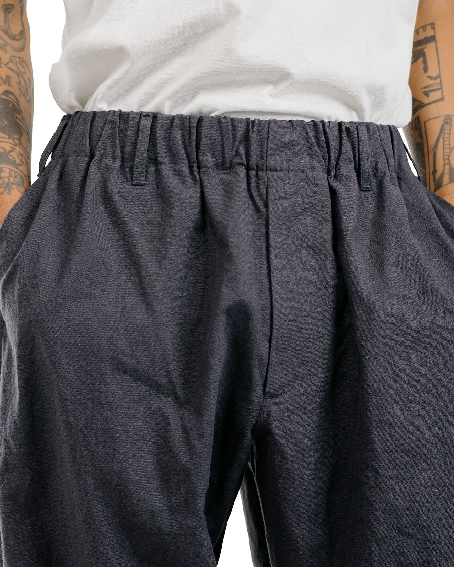 James Coward Carry On Pant Sumikuro Cotton/Linen/Ramie Overdye Canvas