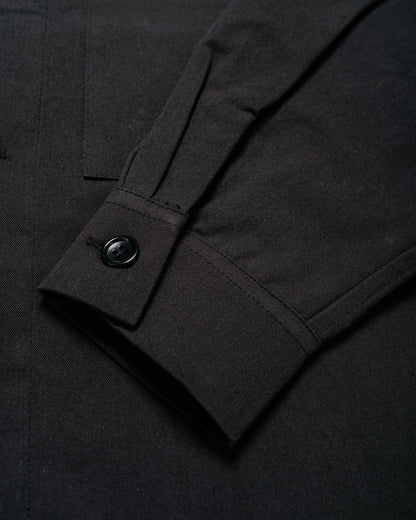 James Coward Double Pocket Overshirt Cotton/Wool Twill Charcoal
