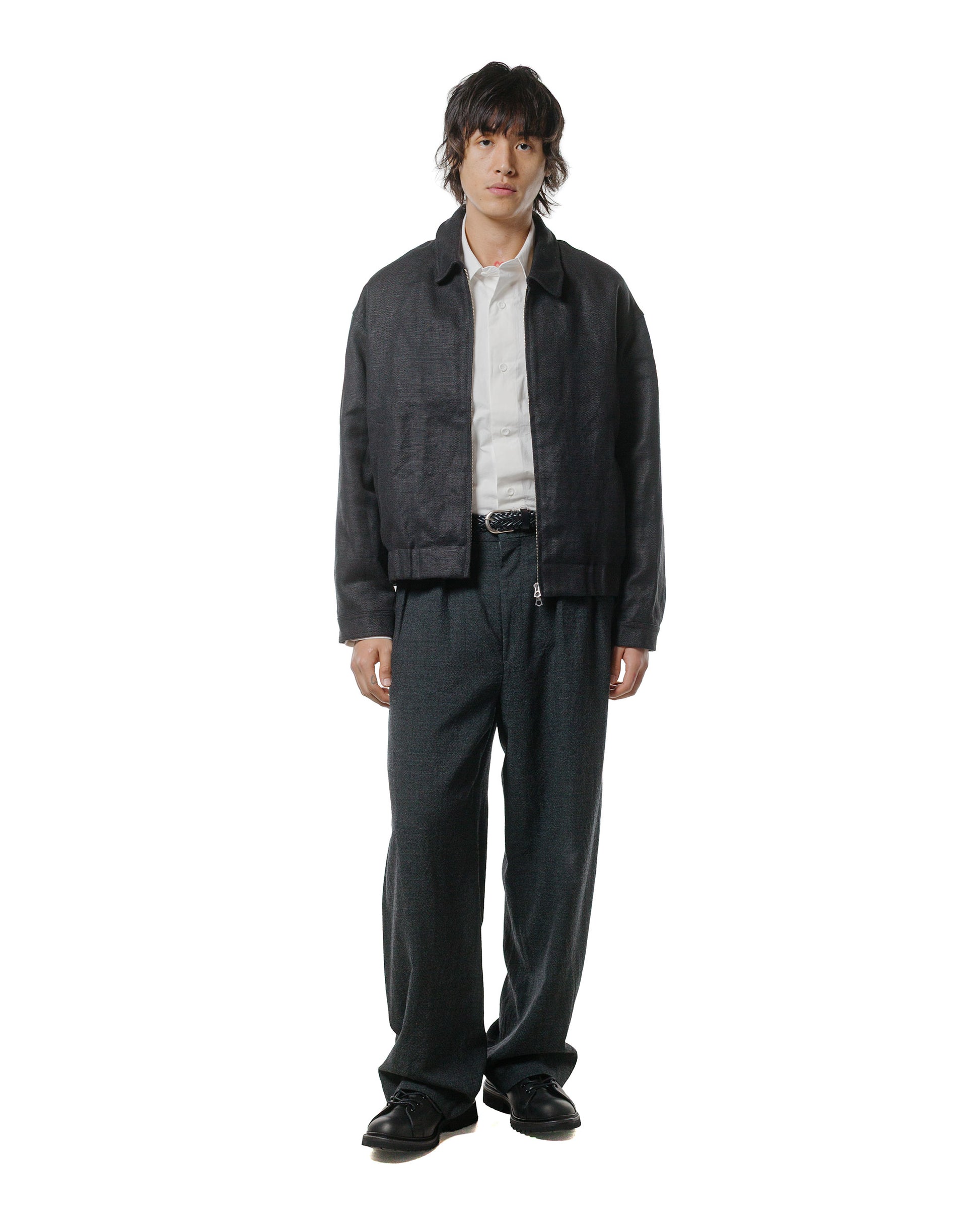 lost & found James Coward James Coward Machine Jacket Black Belgian Linen