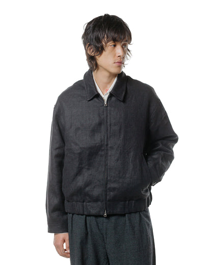lost & found James Coward James Coward Machine Jacket Black Belgian Linen