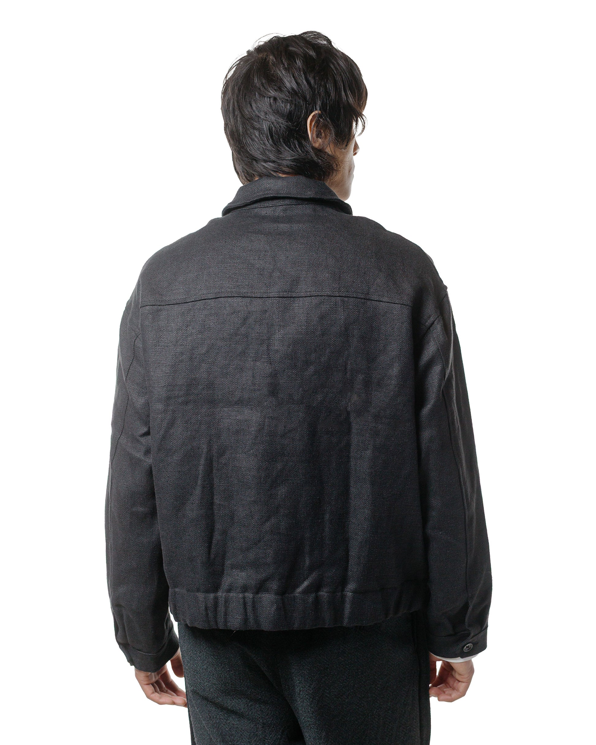 lost & found James Coward James Coward Machine Jacket Black Belgian Linen