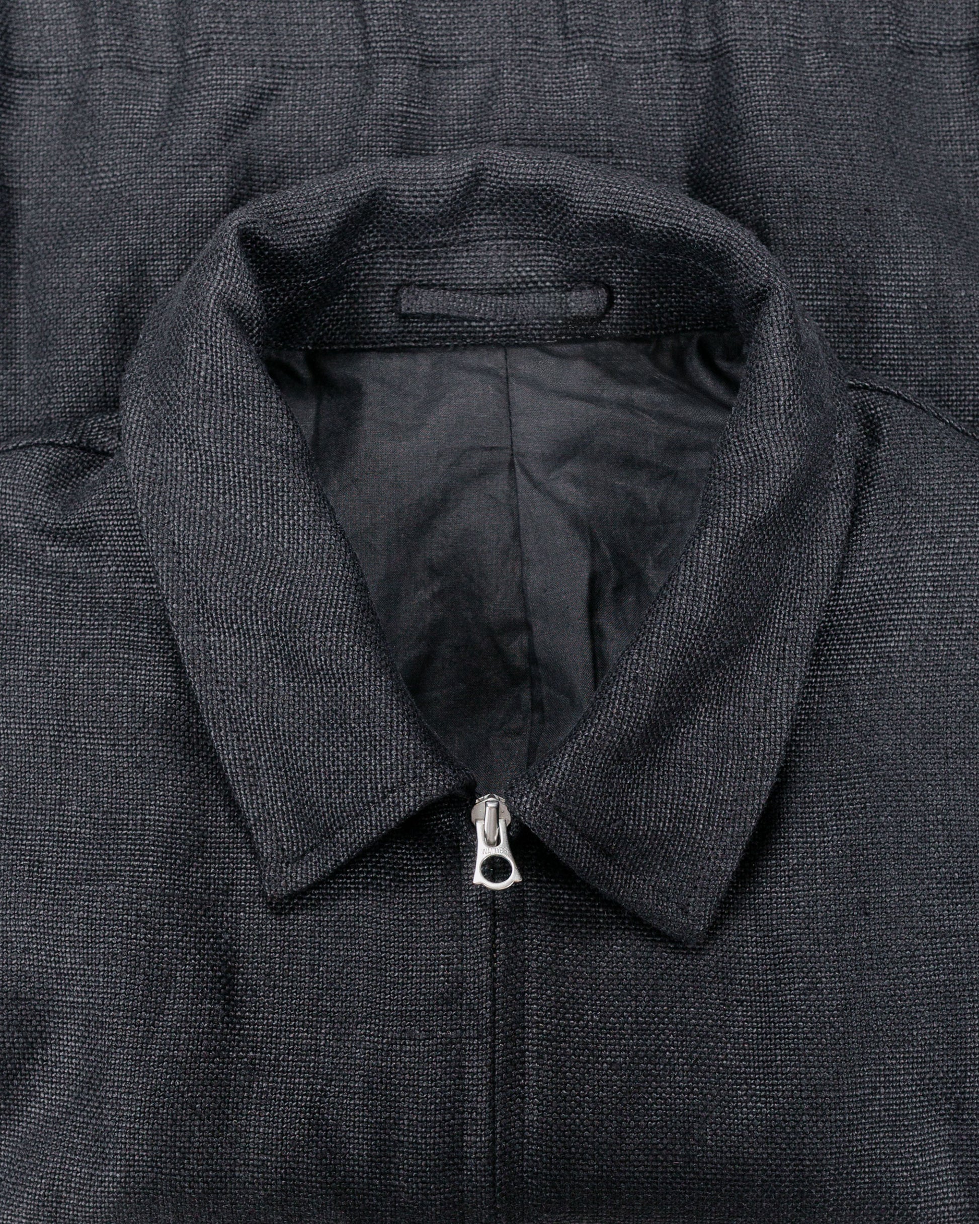 lost & found James Coward James Coward Machine Jacket Black Belgian Linen