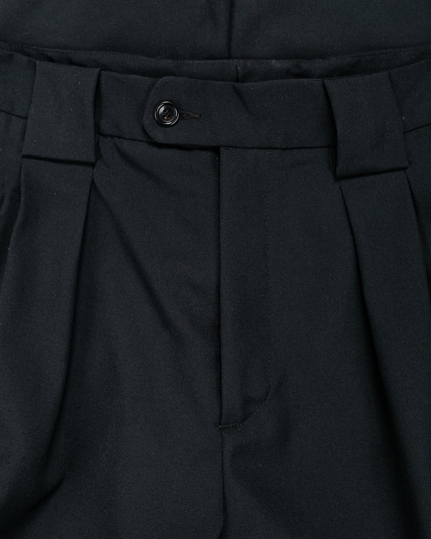 lost & found James Coward James Coward Mercado Trouser Black Wool Gabardine