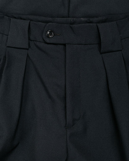 lost & found James Coward James Coward Mercado Trouser Black Wool Gabardine