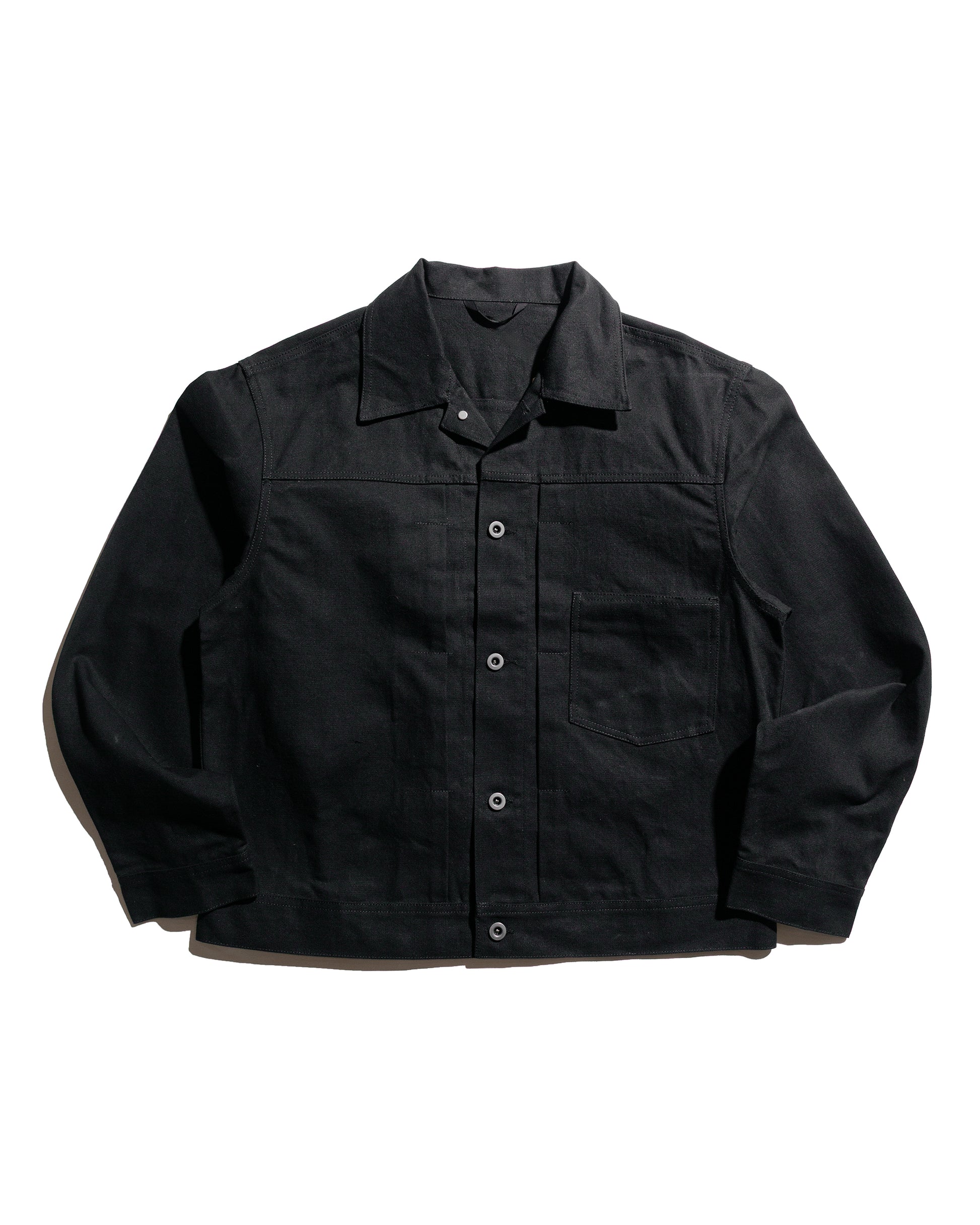 lost & found James Coward James Coward Range Jacket Black Cotton Washi Oxford Cloth