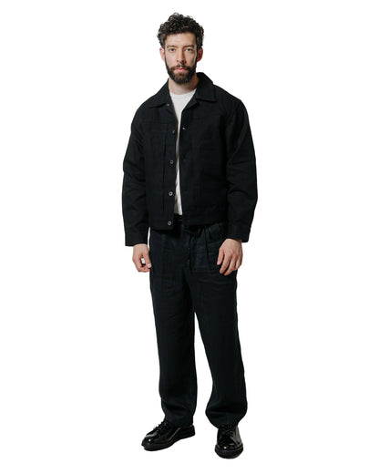lost & found James Coward James Coward Range Jacket Black Cotton Washi Oxford Cloth