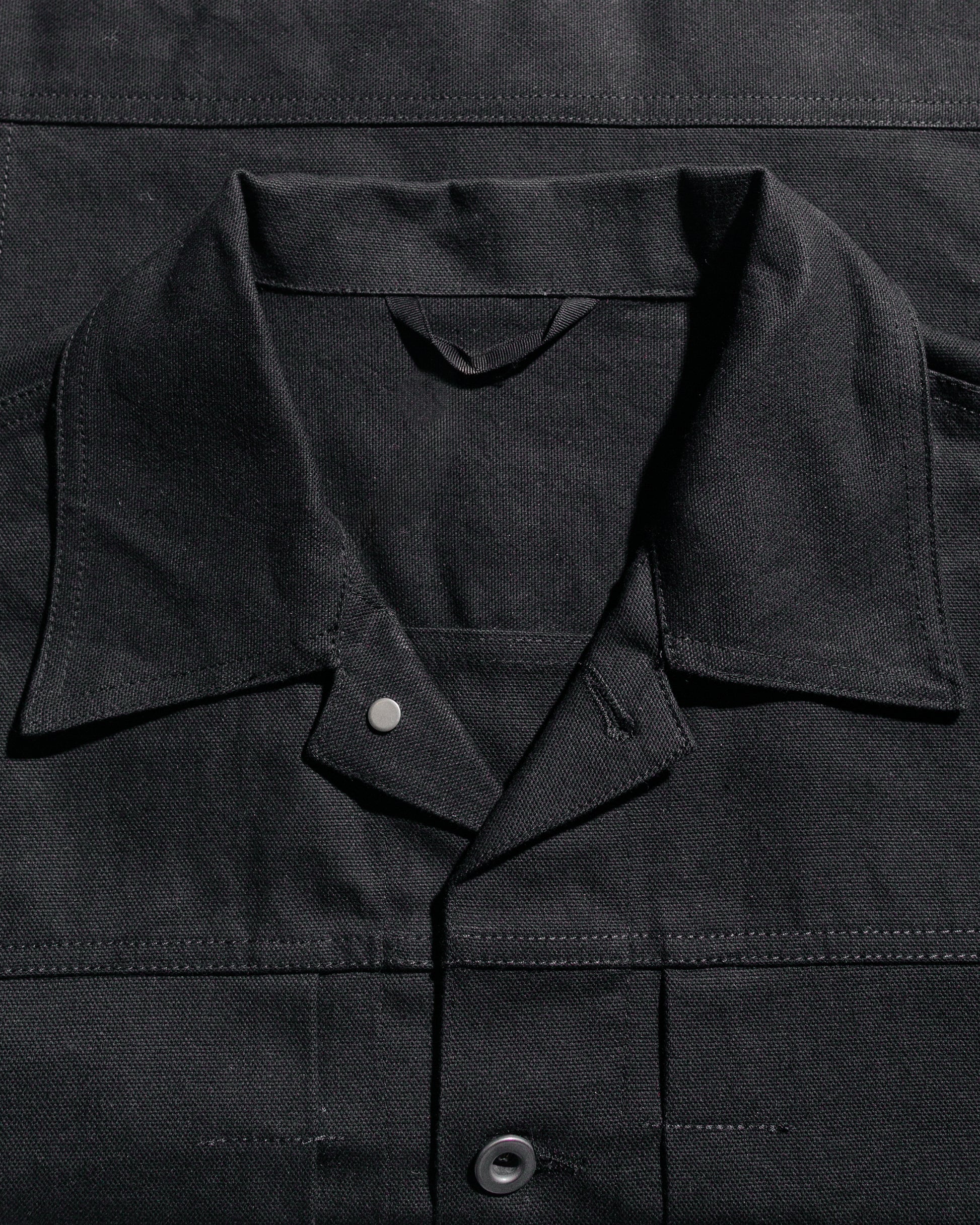 lost & found James Coward James Coward Range Jacket Black Cotton Washi Oxford Cloth