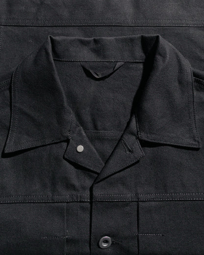 lost & found James Coward James Coward Range Jacket Black Cotton Washi Oxford Cloth