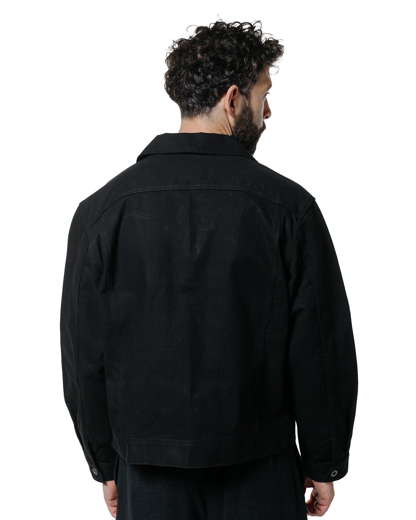 lost & found James Coward James Coward Range Jacket Black Cotton Washi Oxford Cloth