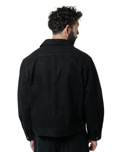 lost & found James Coward James Coward Range Jacket Black Cotton Washi Oxford Cloth