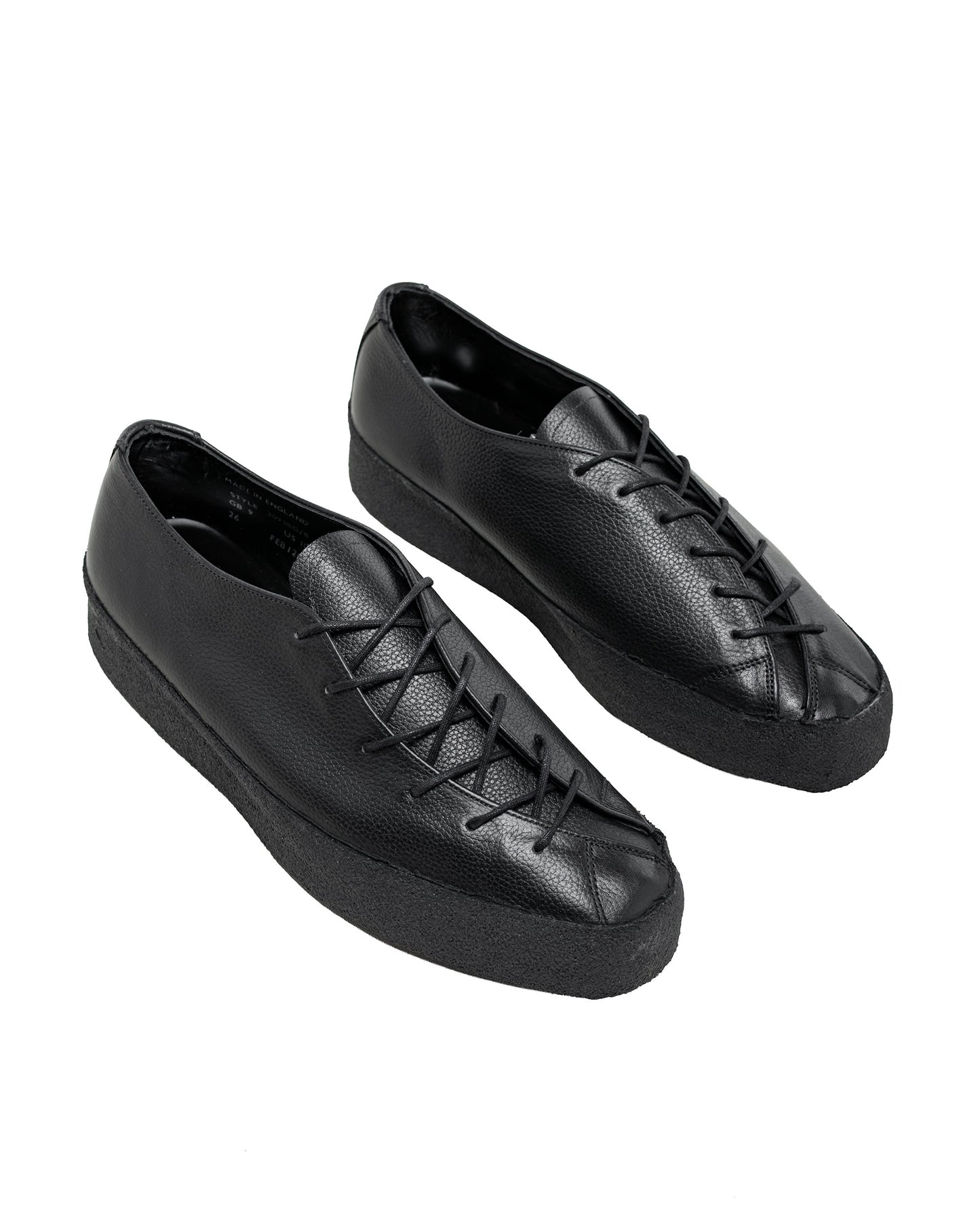 lost & found James Coward James Coward Sanders Banana Shoe Black Grain Leather