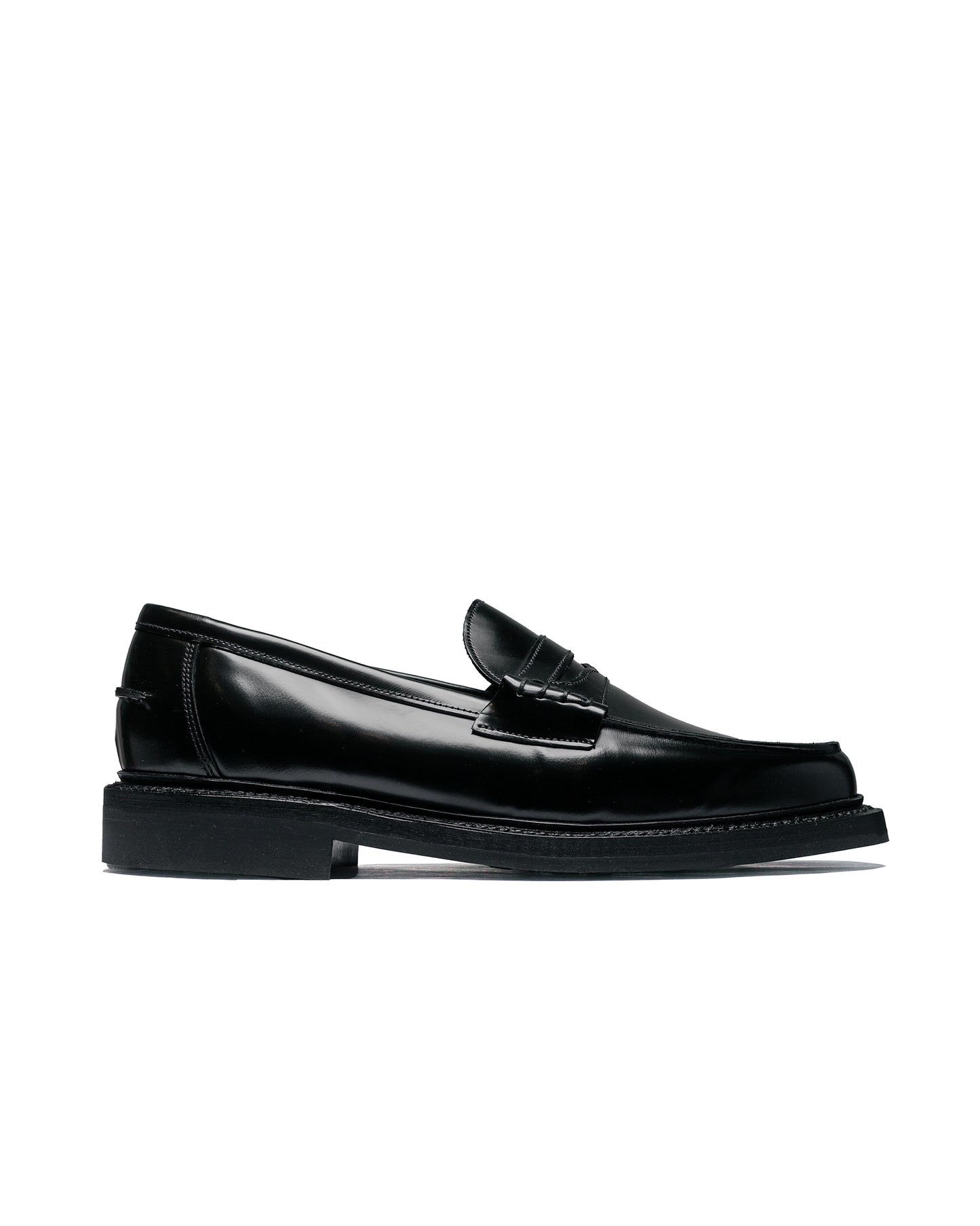 lost & found James Coward James Coward Sanders Peaceful Beef Roll Loafer Black Bookbinder Leather