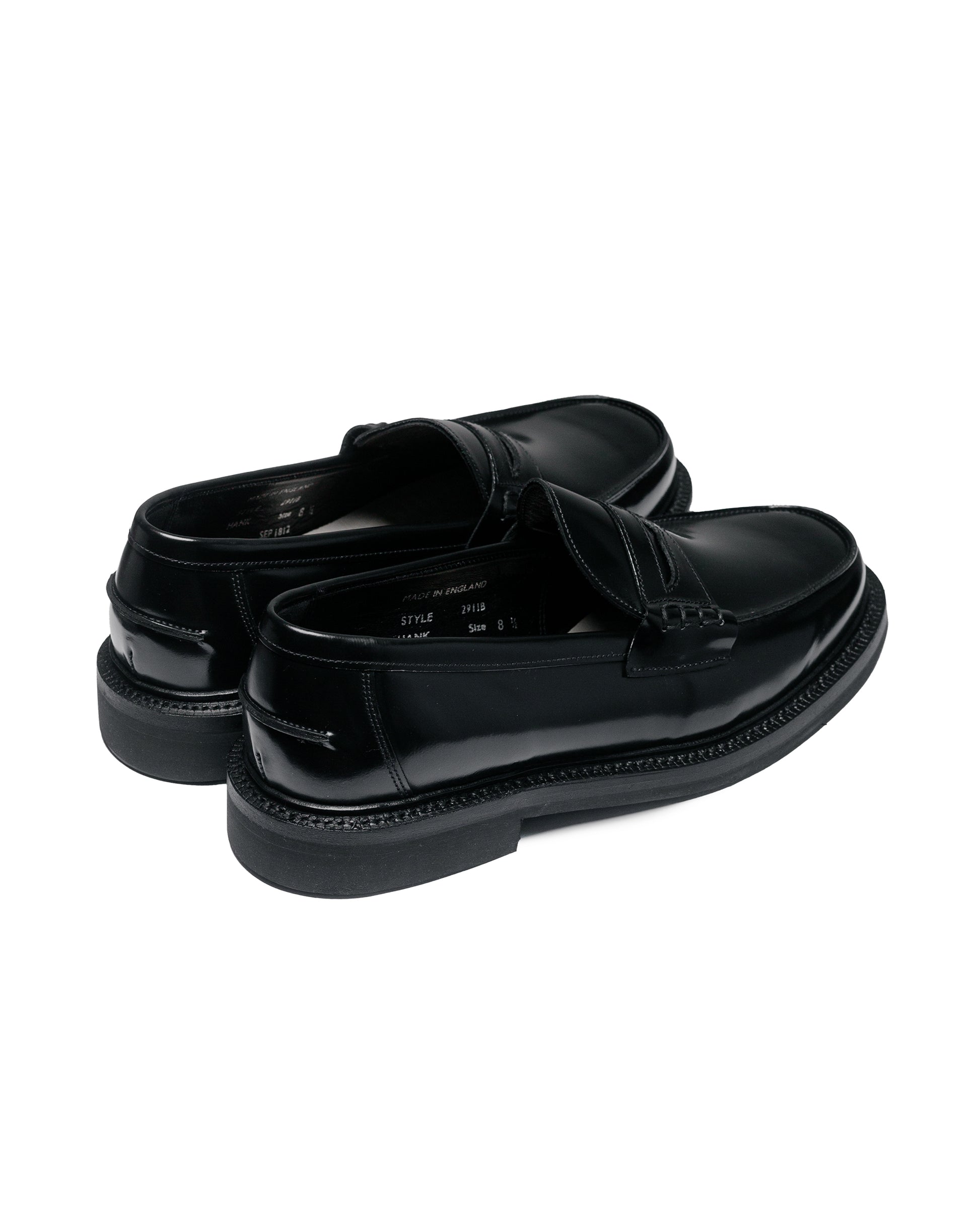 lost & found James Coward James Coward Sanders Peaceful Beef Roll Loafer Black Bookbinder Leather