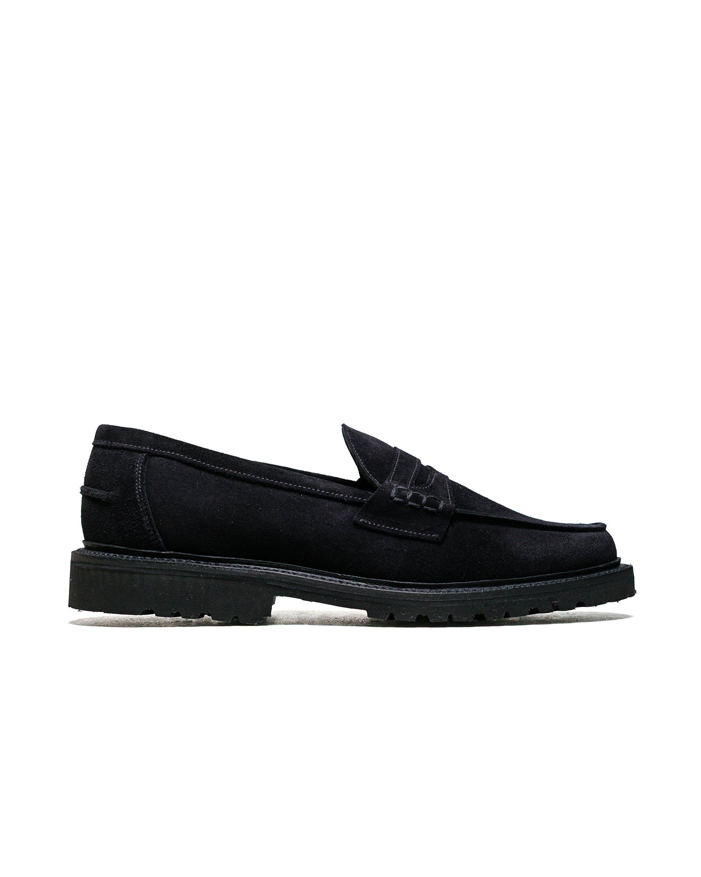 lost & found James Coward James Coward Sanders Peaceful Beef Roll Loafer Black Suede