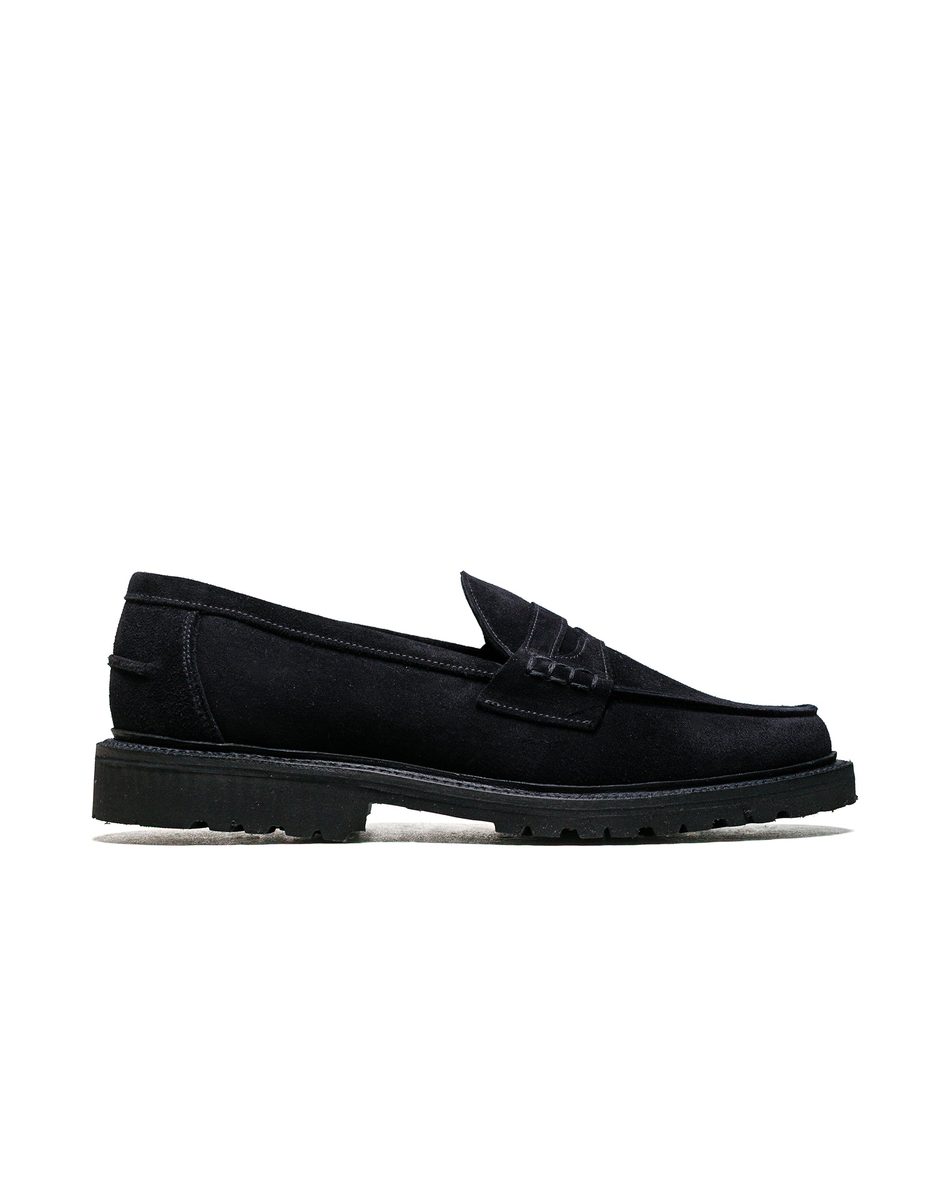 lost & found James Coward James Coward Sanders Peaceful Beef Roll Loafer Black Suede