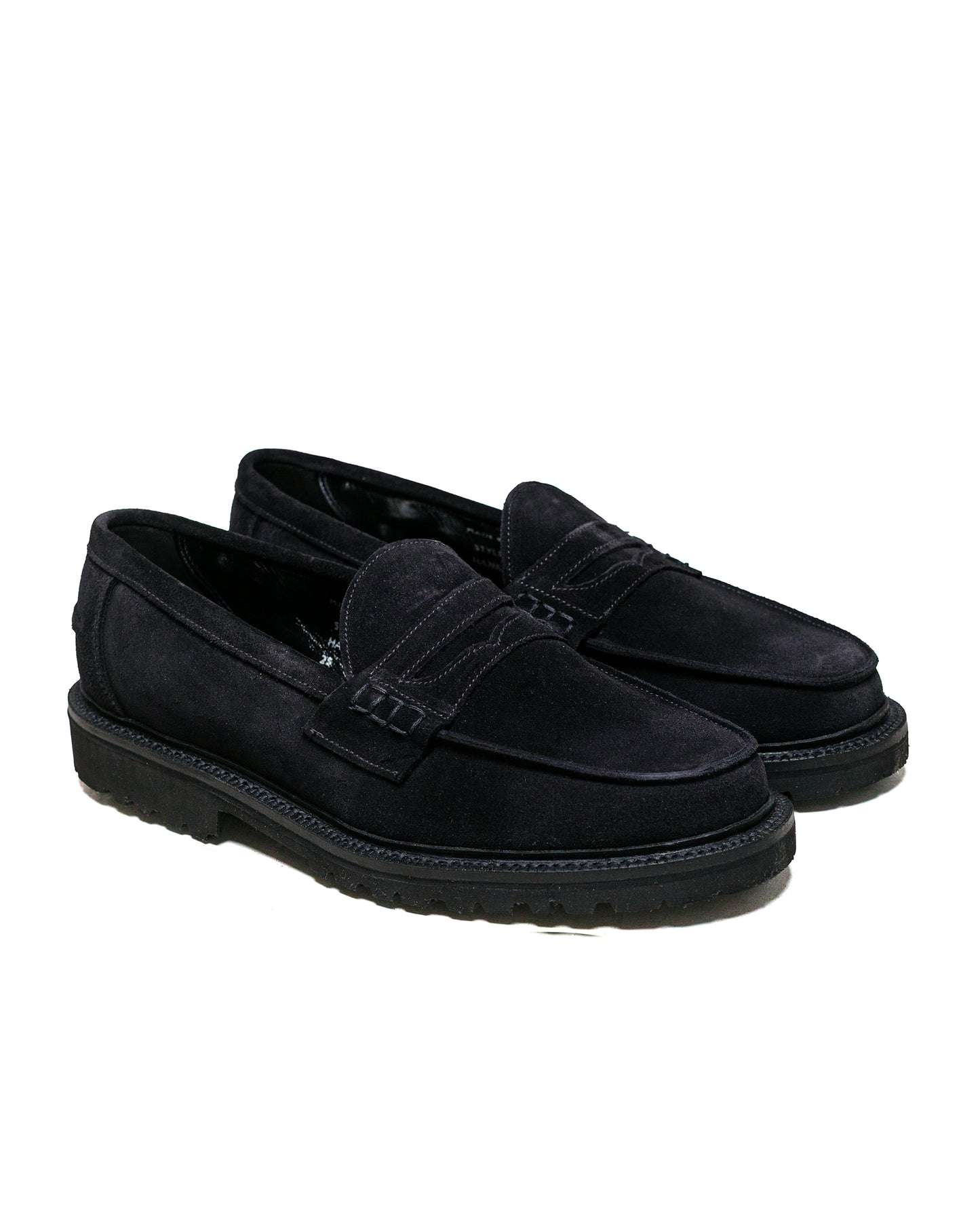 lost & found James Coward James Coward Sanders Peaceful Beef Roll Loafer Black Suede