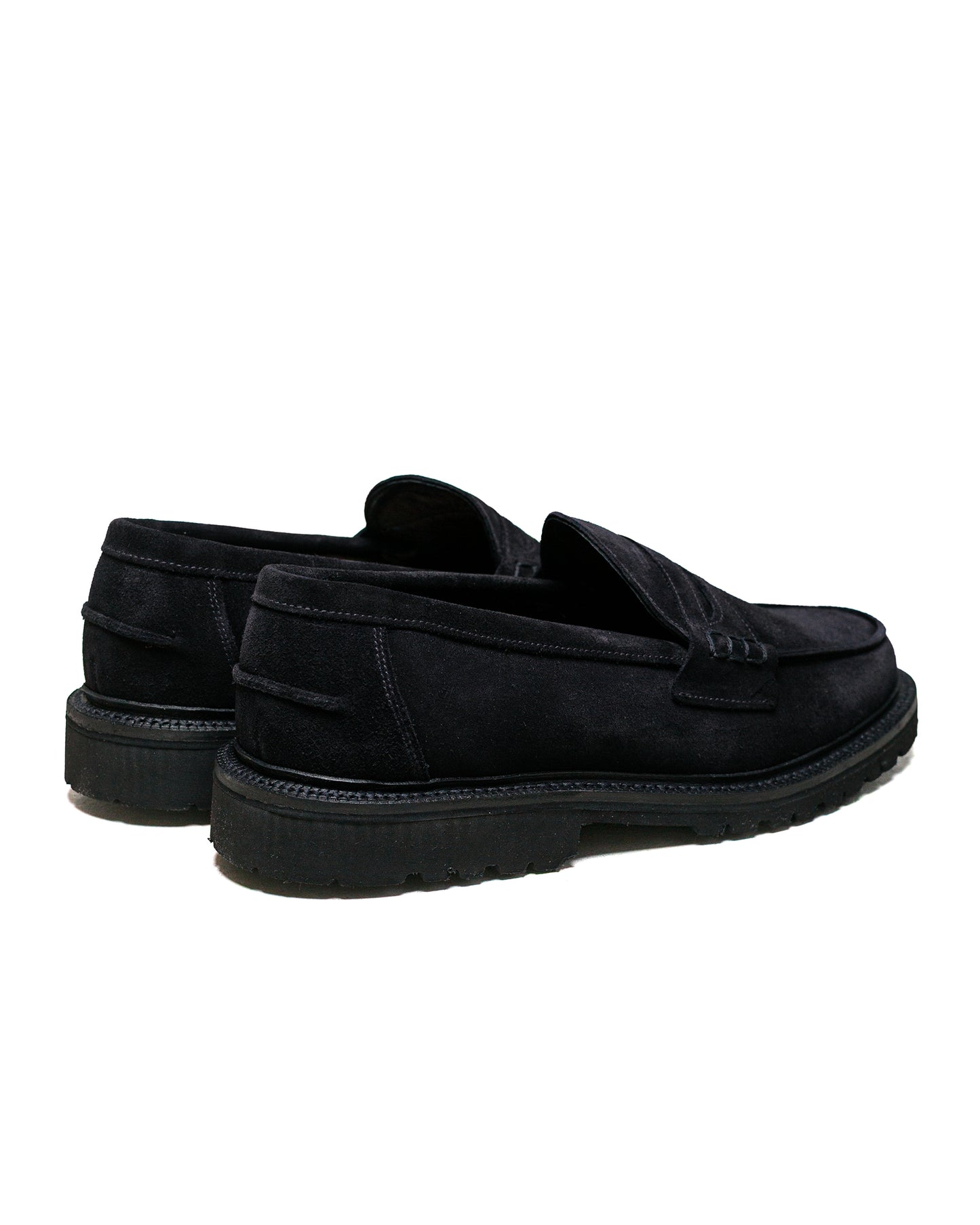 lost & found James Coward James Coward Sanders Peaceful Beef Roll Loafer Black Suede