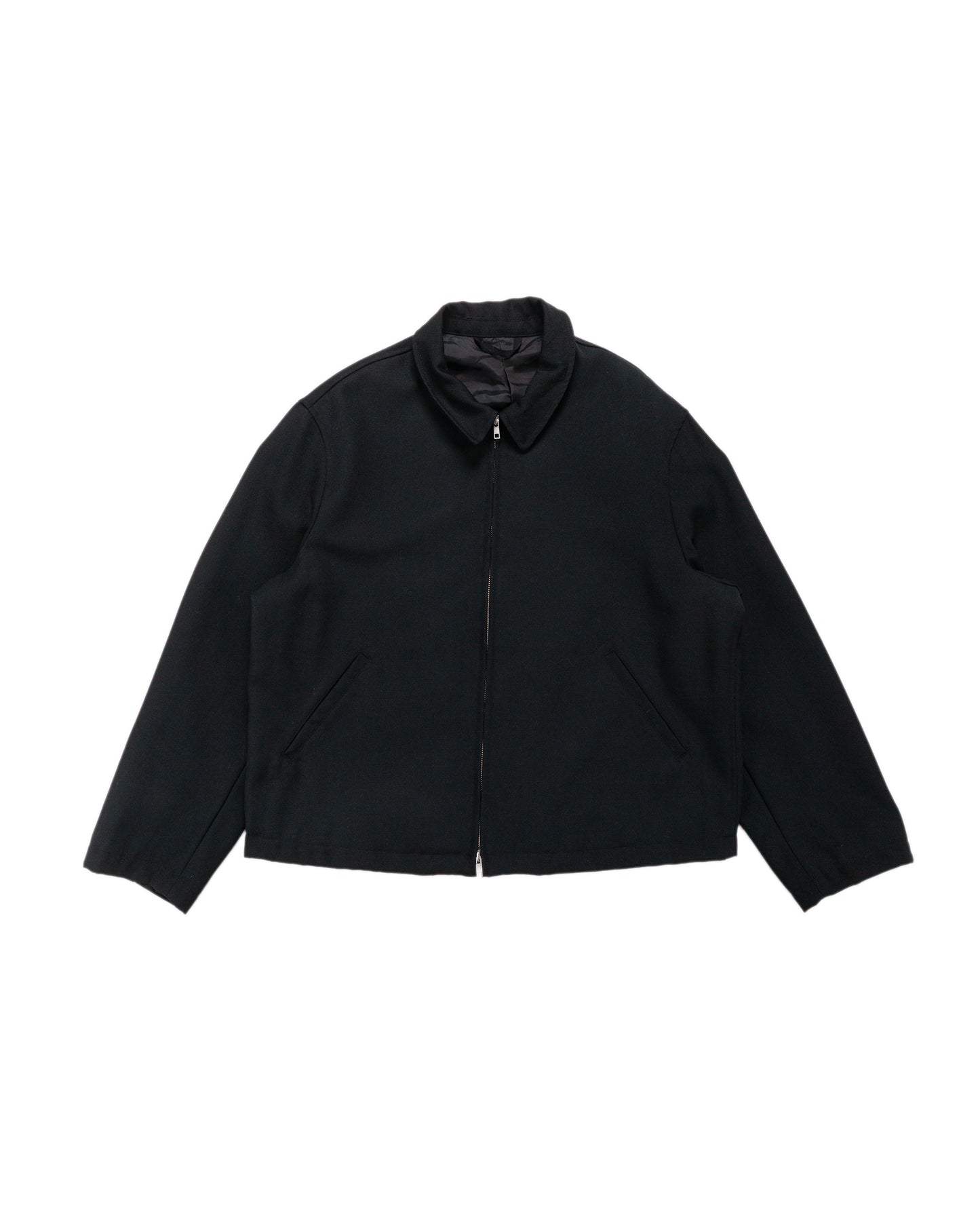 lost & found James Coward James Coward Site Jacket Black Heavyweight Wool Gabardine