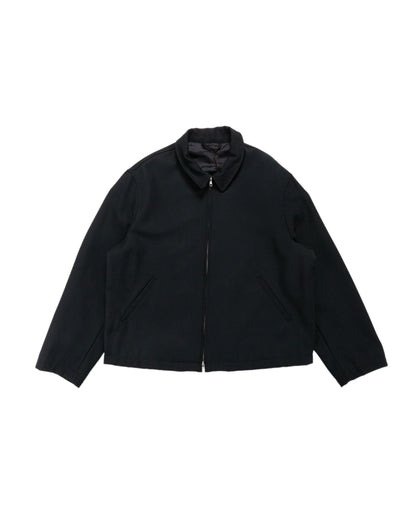 lost & found James Coward James Coward Site Jacket Black Heavyweight Wool Gabardine
